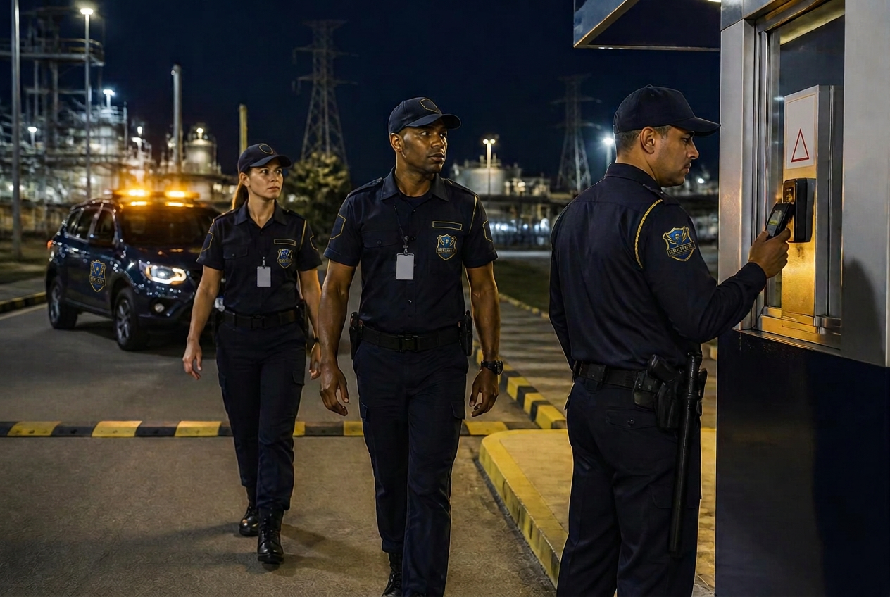 Equipe de segurança privada Bruck